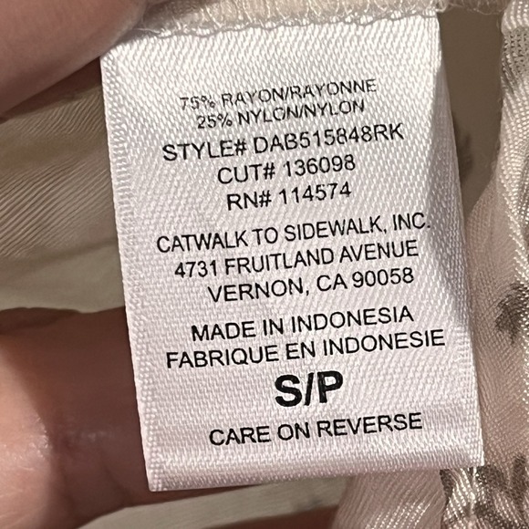 Pleione Women Small Blouse Button Gauze Lightweigh Ruffled Sleeve Floral Cottage - Picture 4 of 7